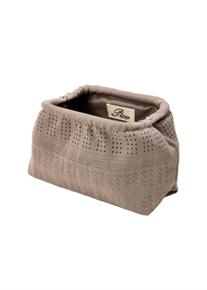 Rosalia big clutch Taupe Lace Pico 